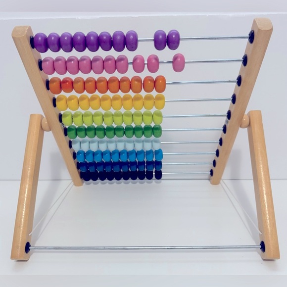 IKEA 100 Wooden Bead Abacus Learning Toy - Never Used - Picture 7 of 8